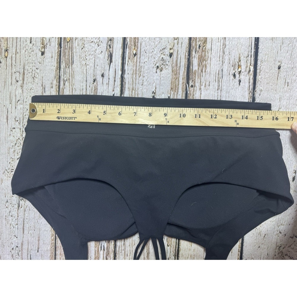 Buffbunny‎ Sports Bra Criss Cross Back Padded Black Athletic Top XXL - Picture 3 of 4
